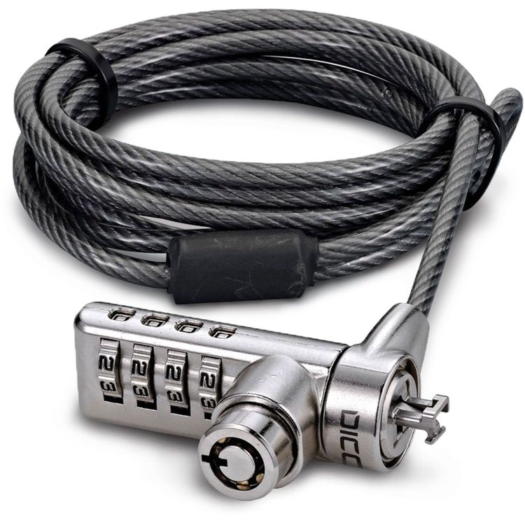 Tootefoto - Dicota Security Cable T-Lock, combination,keyed 3x7mm slot