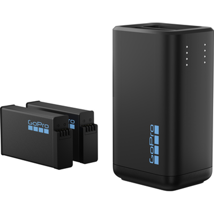 Tootefoto - Gopro Enduro Dual Charger + Batteries For Max2 Charger Gopro Max