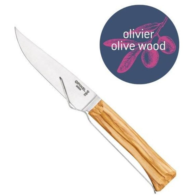 Tootefoto - Opinli nuga ja kahvel Inox Olive 002626