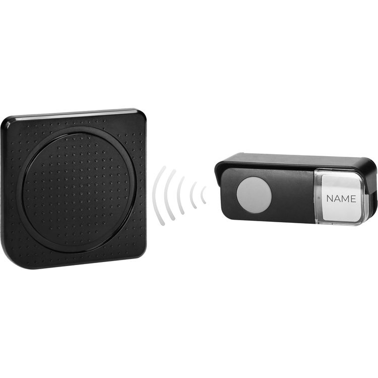 Tootefoto - Orno TOGI AC v rgu juhtmevaba uksekell, must