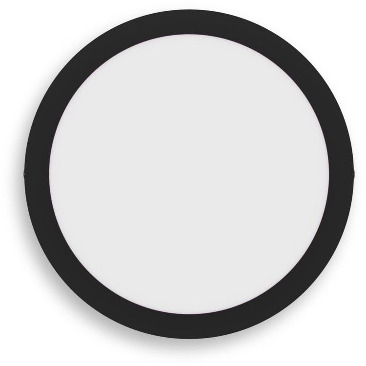 Tootefoto - Pinnal LED -paneel Philips Magneos, 12W, 2700K, 1150LM, mmargune f., Must v rv, O21xh2,8cm