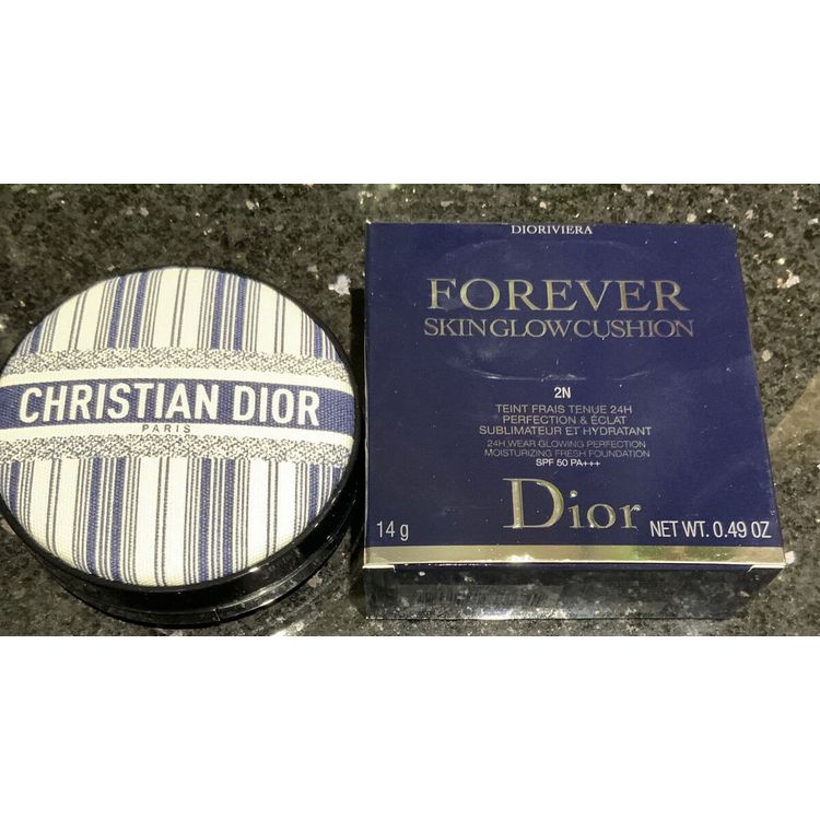 Tootefoto - Christian Dior, igavesti naha kuma padi diorivira, pikk kandmine, kompaktne vundament, 2n, neutraalne, naistele 14 g