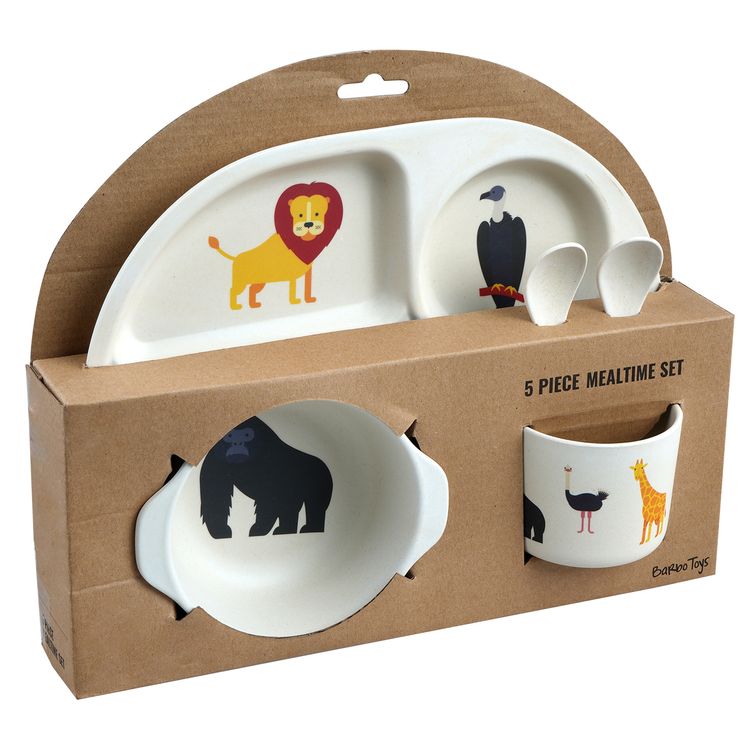 Tootefoto - Barbo Toys Safari Toddler dinner set