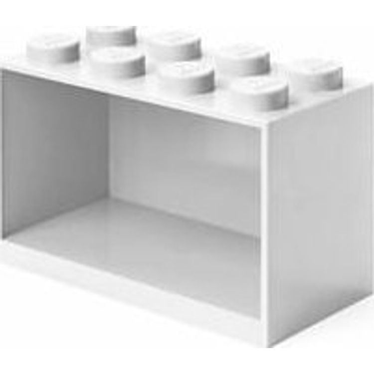 Tootefoto - LEGO riiul LEGO BRICK 8 (valge)