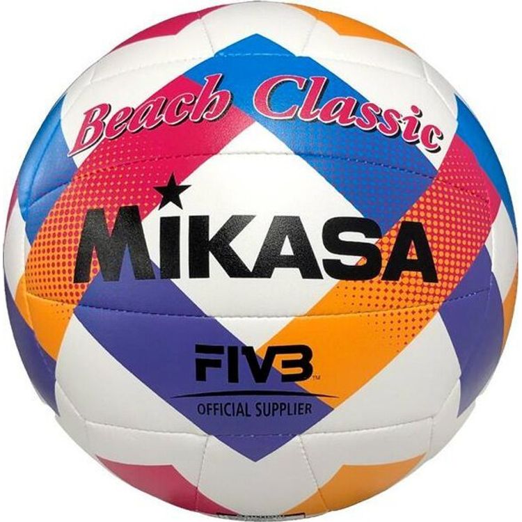 Tootefoto - Mikasa rannav rkpall Mikasa Beach Classic valge-sinine-roosa BV543C-VXA-O 5