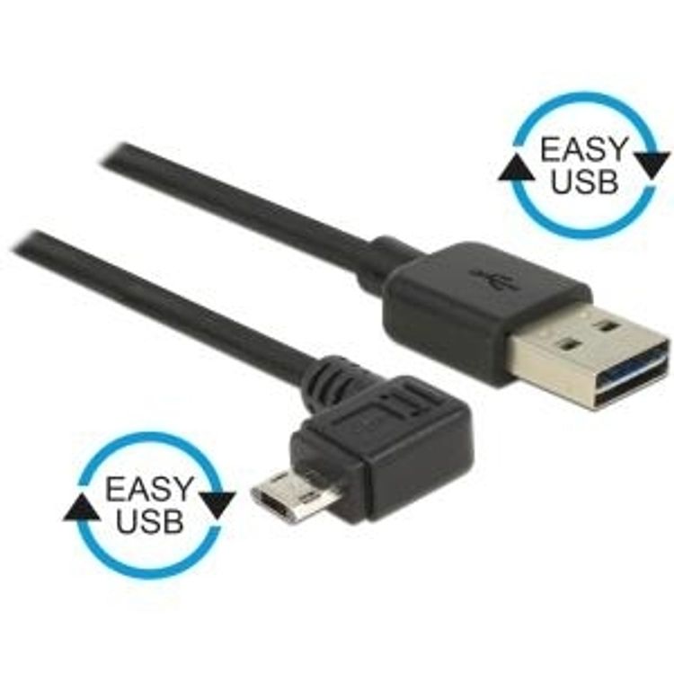 Tootefoto - DeLOCK 83854 USB-kaabel 3 m USB 2.0 USB A Micro-USB B Must