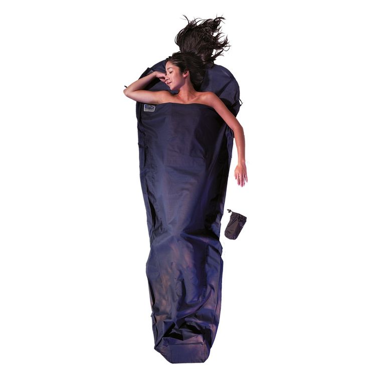 Tootefoto - Cocoon MummyLiner Mummy sleeping bag Cotton Blue
