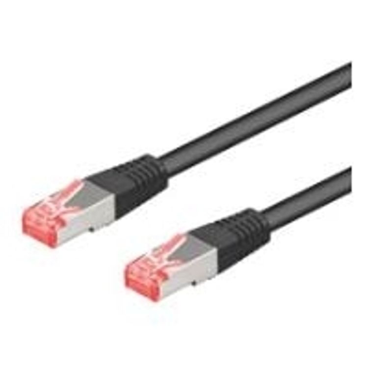 Tootefoto - Goobay 7.5m CAT6a-750 v rgukaabel Must 7,5 m
