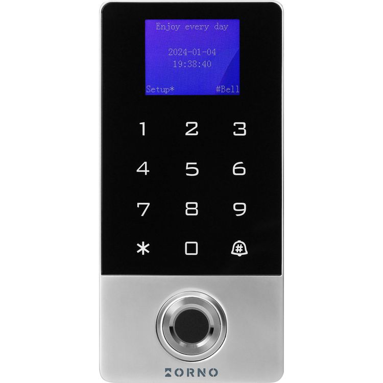 Tootefoto - Touch combination lock with proximity card and key fob reader and fingerprint reader, Wi-Fi, IP68, 1 3A relay, Powered by Tuya