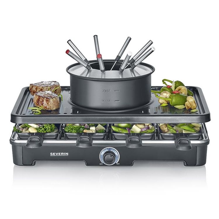 Tootefoto - Severin, 1400 W, must - Raclette grill ja Fond