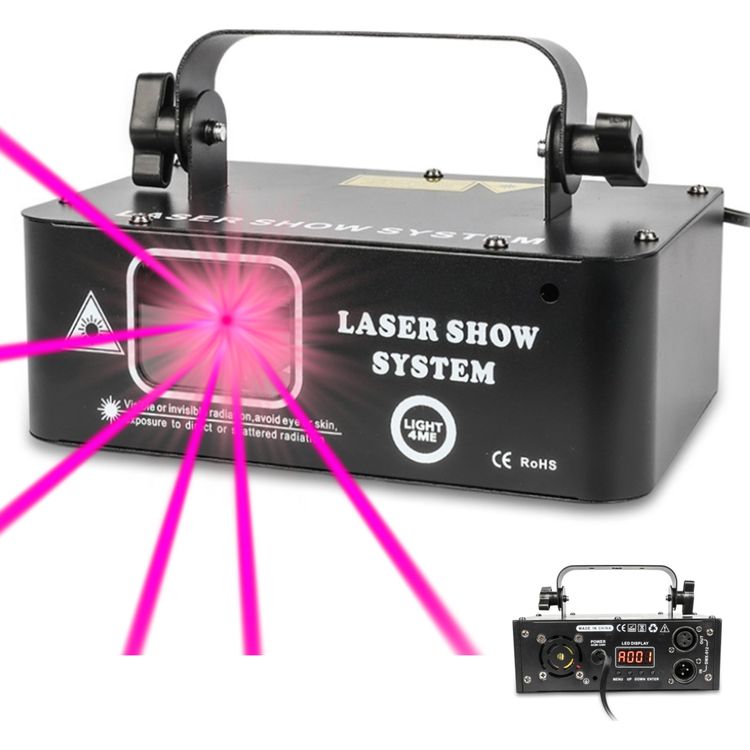 Tootefoto - LIGHT4ME RGB GEOMETRIC LASER 500mW Projector Laser