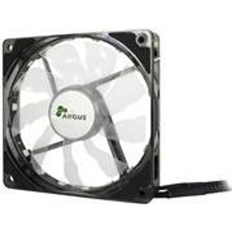 Tootefoto - Inter-Tech L-12025 Aura Arvuti korpus Ventilaator 12 cm Must