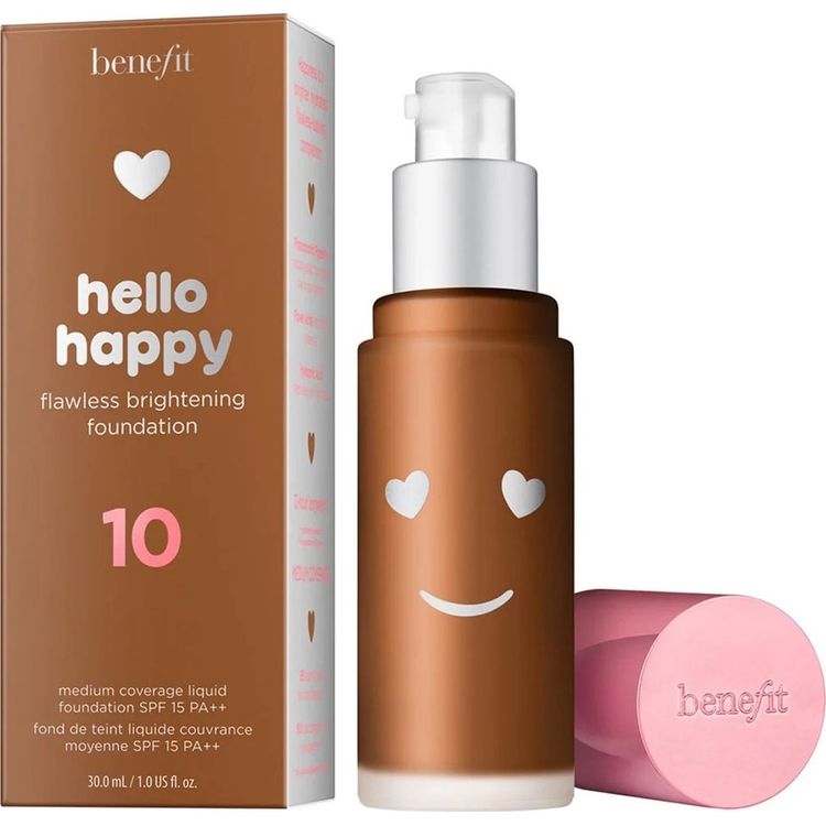 Tootefoto - Benefit Benefit, Hello Happy, s ra andev, vedel jumestuskreem, 10, s gav soe, SPF 15, 30 ml naistele