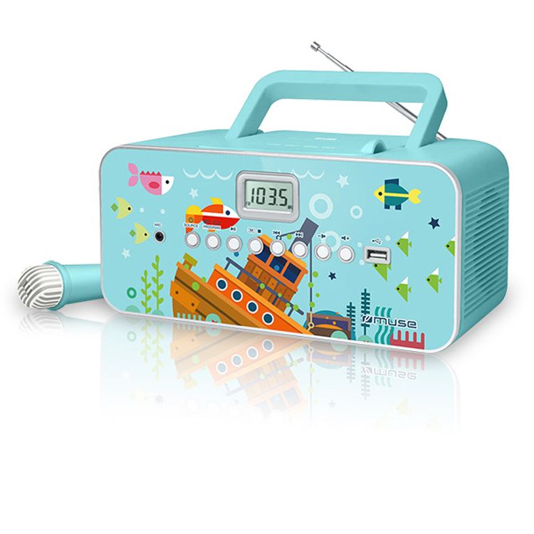 Tootefoto - Muse M-29KB kaasaskantav stereos steem Digitaalne 1 W Mitmev rviline