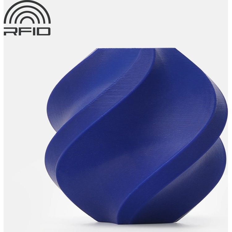 Tootefoto - Bambu Lab PETG-HF h gniit 1,75 mm 1kg - kaasas korduvkasutatava pooliga - sinine}