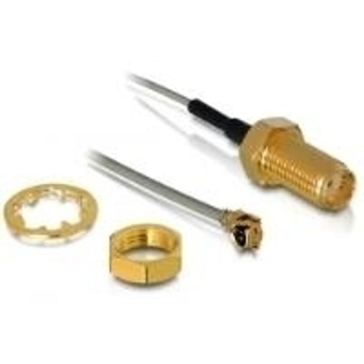 Tootefoto - DeLOCK 88418 juhtmepistmik I-PEX M / SMA F Must