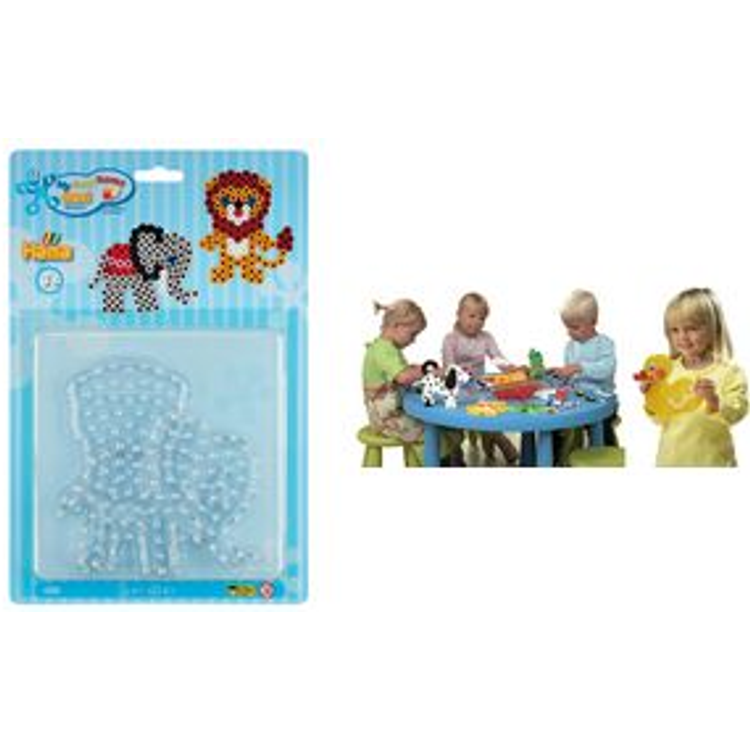 Tootefoto - Hama Stiftplatten "L we, kleiner Elefant", im Blister f r B gelperlen maxi - 1 St ck (00008107)