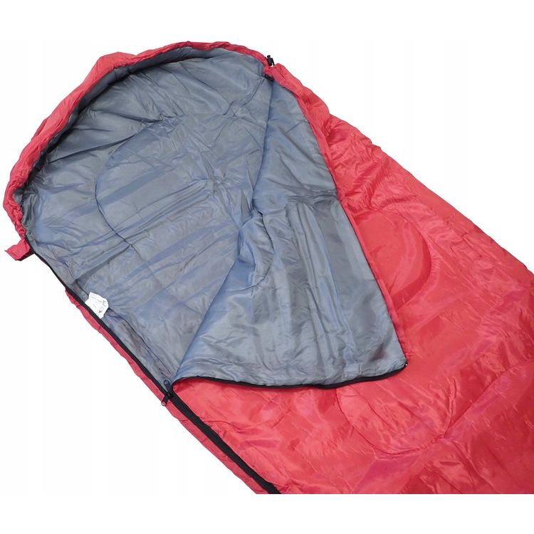 Tootefoto - Telkimine magamiskott kerge muumia tahke punane kubisport 210 cm