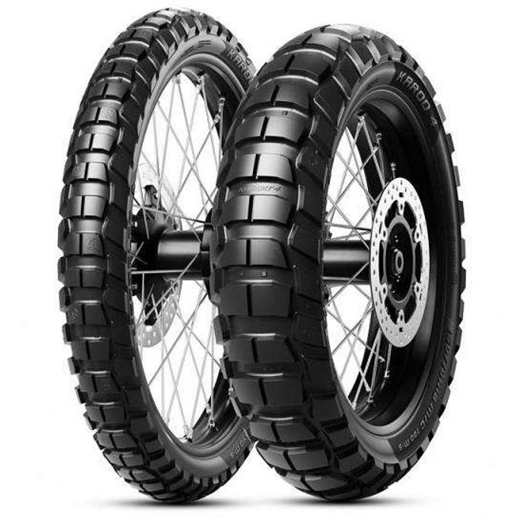 Tootefoto - 90/90-21 Metzeler KAROO 4 54T TL ENDURO ON/OFF Front (B) null