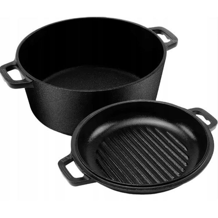 Tootefoto - KRISBERG Malmpott grillkattega 2in1, 4,5L, 26cm, KRISBERG KS-7743