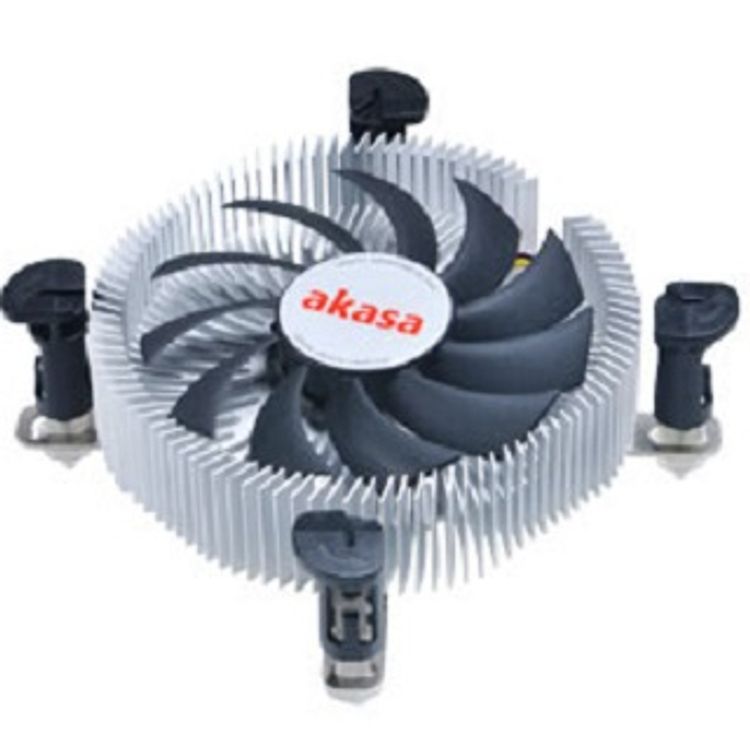 Tootefoto - Akasa AK-CC7122BP01 arvuti jahutuss steem Protsessor Jahuti 7,5 cm Alumiinium, Sinine