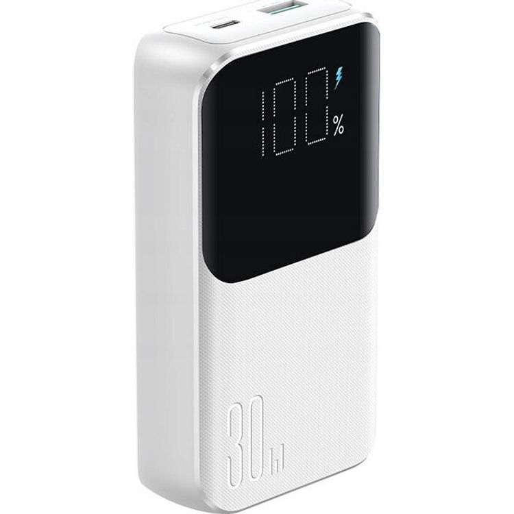 Tootefoto - Powerbank Joyroom Powerbank Joyroom JR-PBC06 10000mAh 30W + sisseehitatud USB-C, Lightning kaablid valged