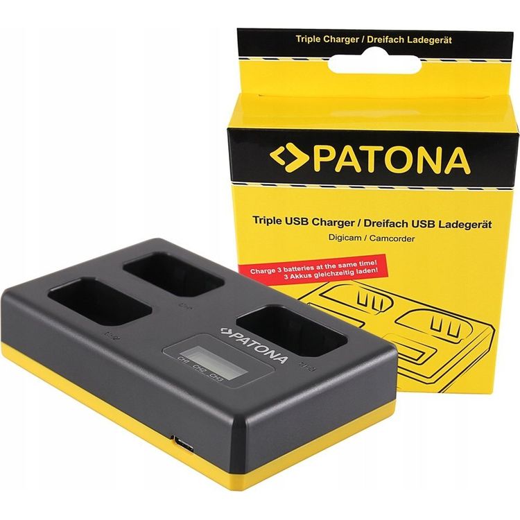 Tootefoto - adowarka do aparatu Patona PATONA 01922 adowarka akumulator w Akumulator aparatu cyfrowego USB