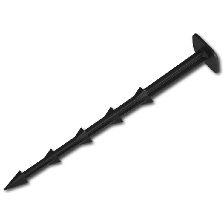 Tootefoto - Komplektis 150 toodet. Kinnituspiik peenravaibale / katteloorile 25cm