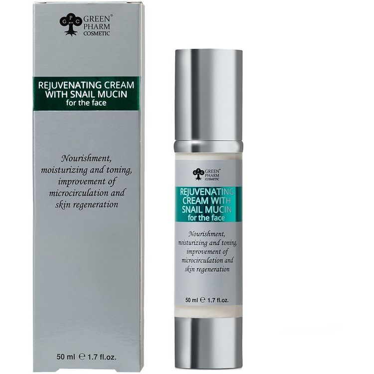 Tootefoto - Bielenda GREEN PHARM COSMETICS_Rejuvenating Cream With Snail Mucin krem do twarzy 50ml