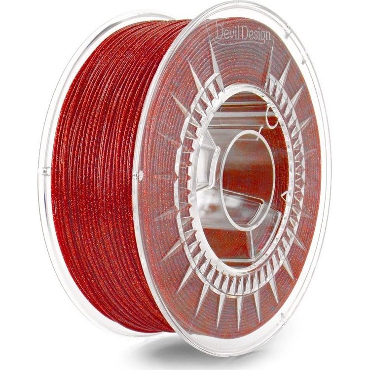 Tootefoto - Devil Design Filament Devil Design PLA 1,75mm 1kg Galaxy Red}