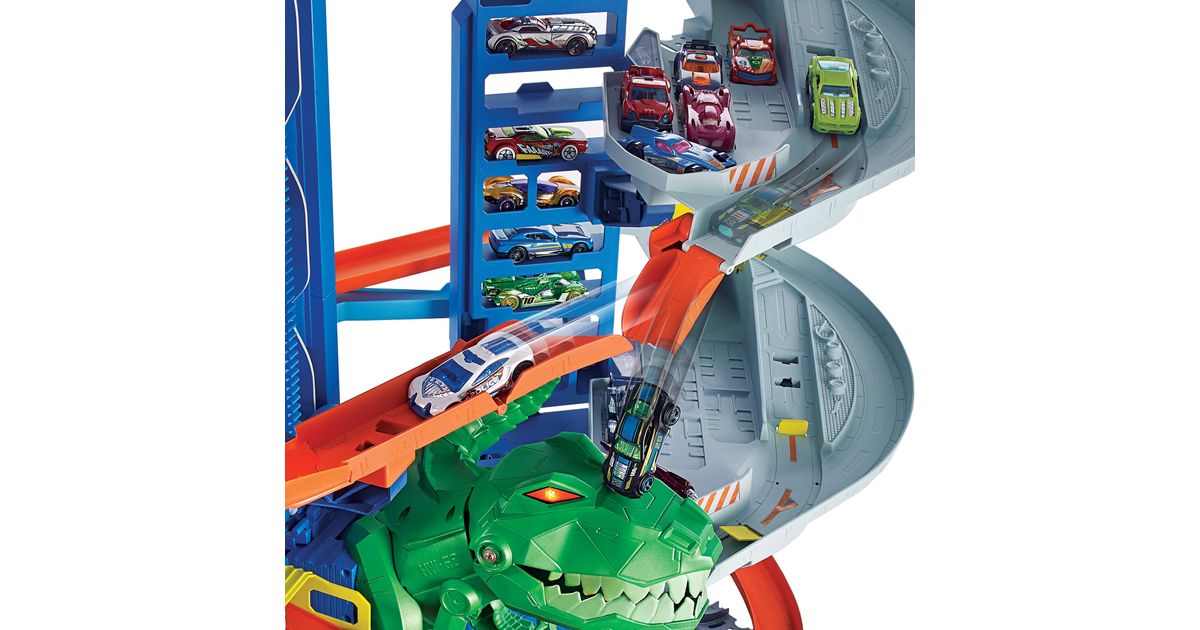 Hot Wheels City Robo T-Rex Ultimate Garage Playset