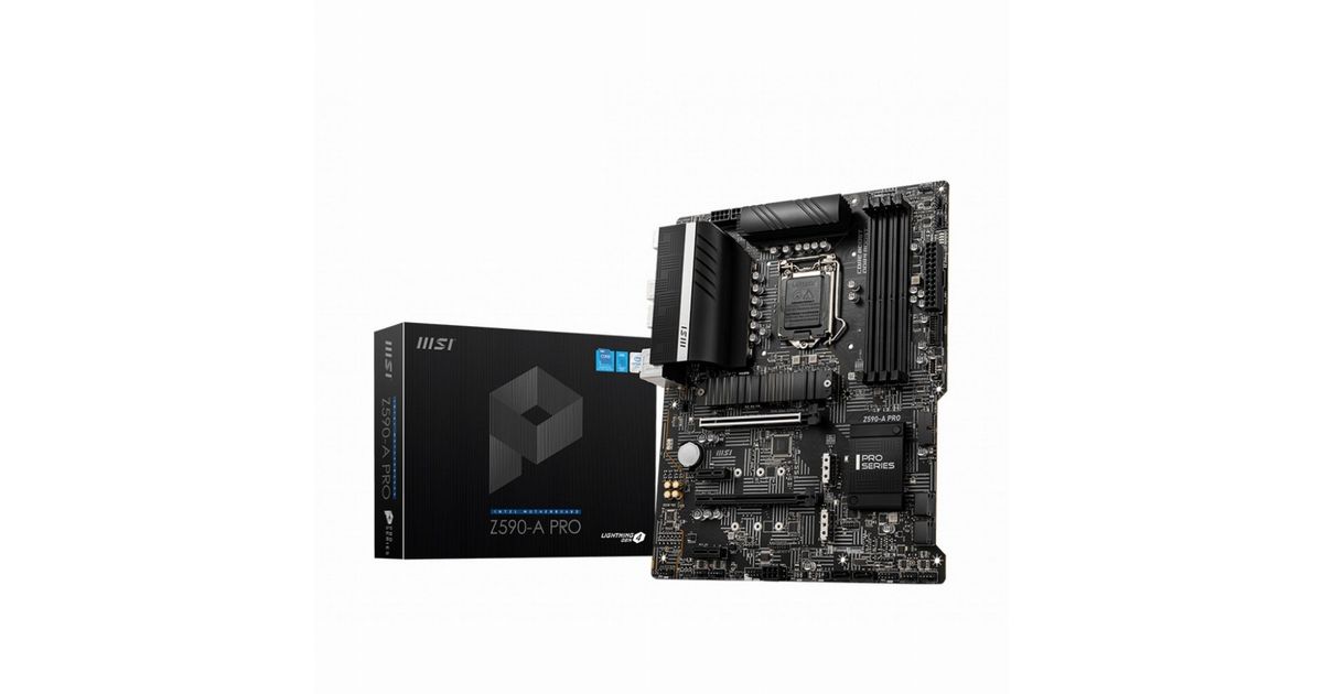 MSI Z590A PRO motherboard Intel Z590 LGA 1200 (Socket H5) ATX