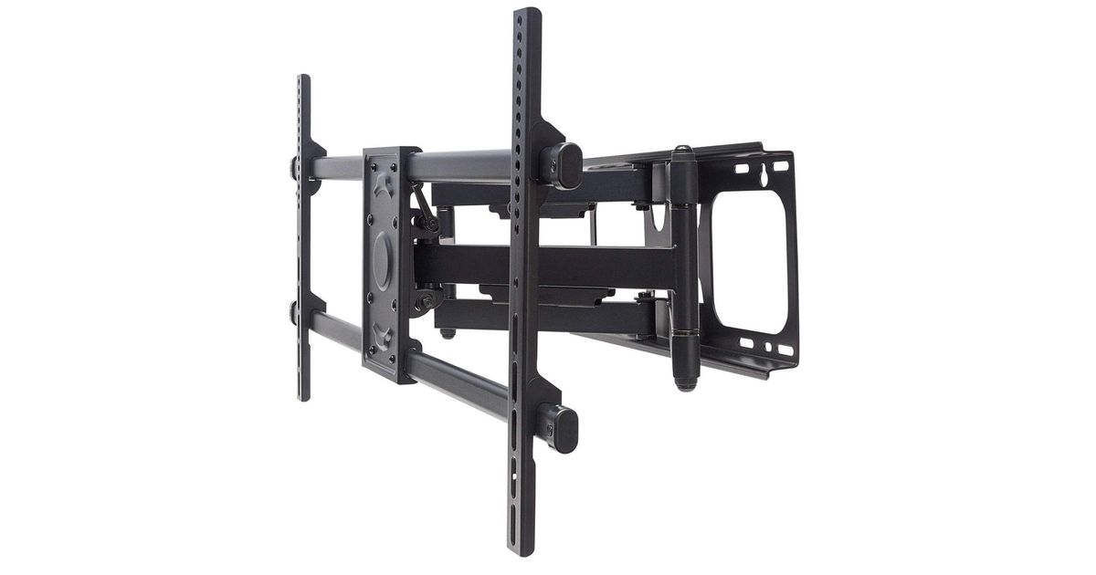 Manhattan TV & Monitor Mount, Wall, Full Motion, 1 screen, Screen Sizes:  32-55 Inches, Black, VESA 200x200 to 400x400, Max 50kg, LFD, Tilt & Swivel