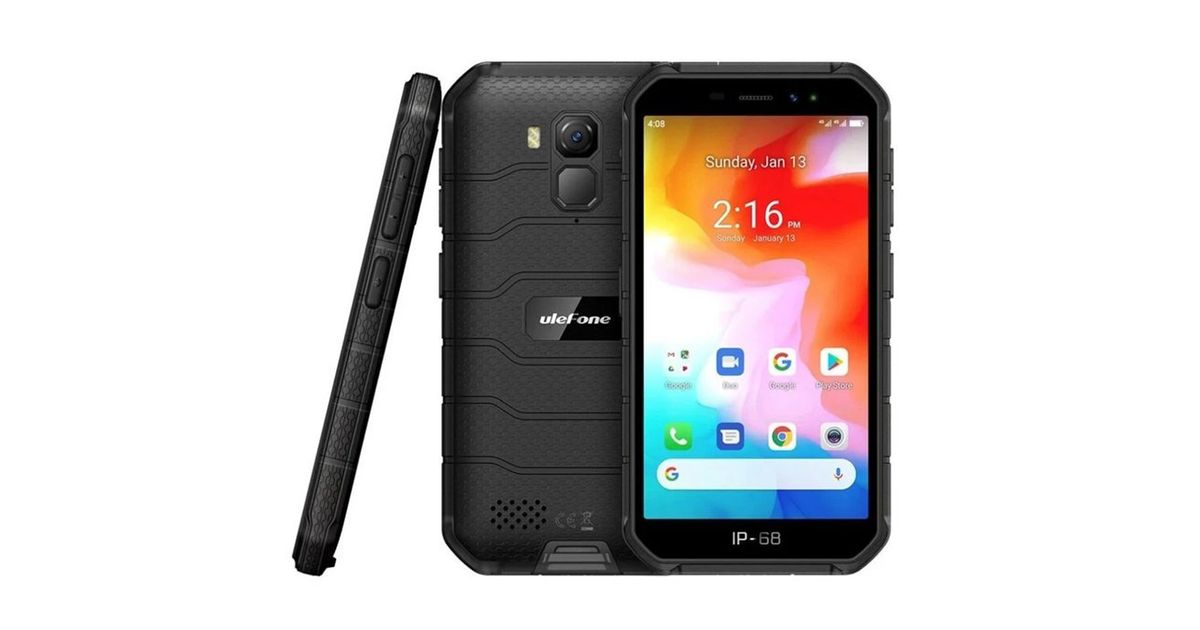 ULEFONE ARMOR X7 PRO RUGGED 4gb 32gb Quad Core 13mp Face Id 5.0 Android 10  LTE