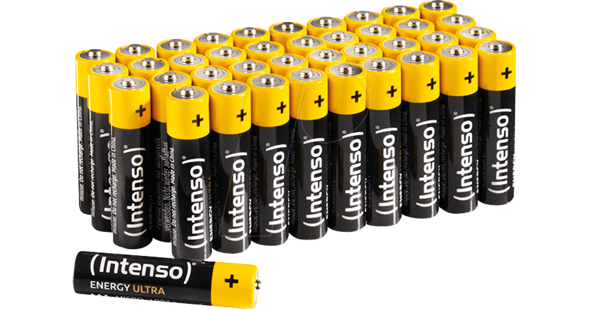 Intenso 7501510 Energy Ultra Alkaline Batterie AAA Micro 40erPack