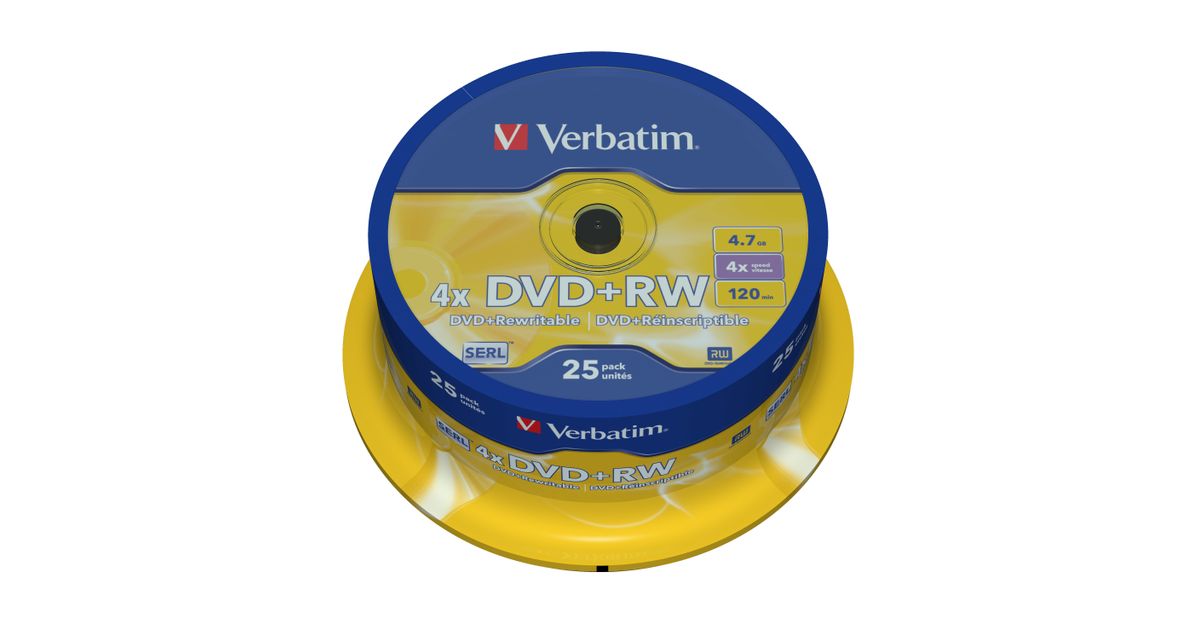 Buy DVD+R Matt Silver  Verbatim DVD Recordable & Rewritable Discs