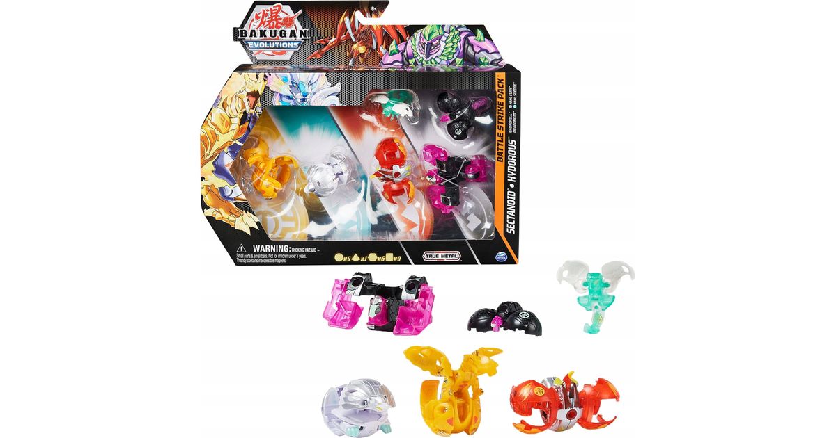 Spin Master Spin Master Bakugan Evolutions Battle Strike 6 Pack Skill ...