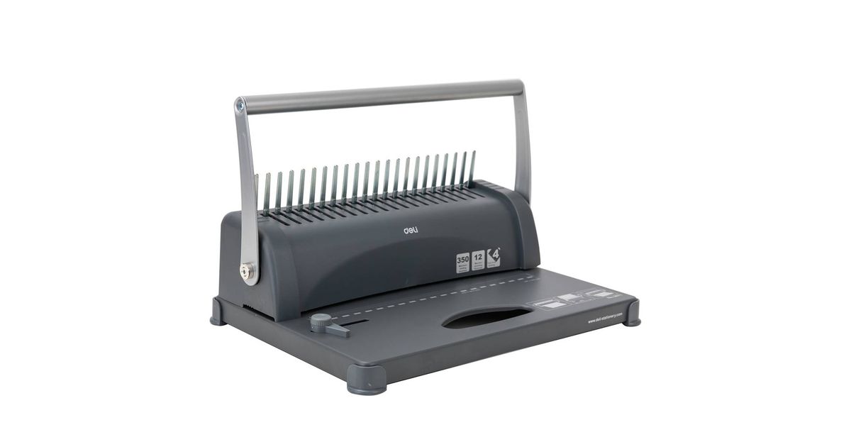 Comb Binding Machine Deli E3871 Köitmisseadmed ja tarvikud Seadmed