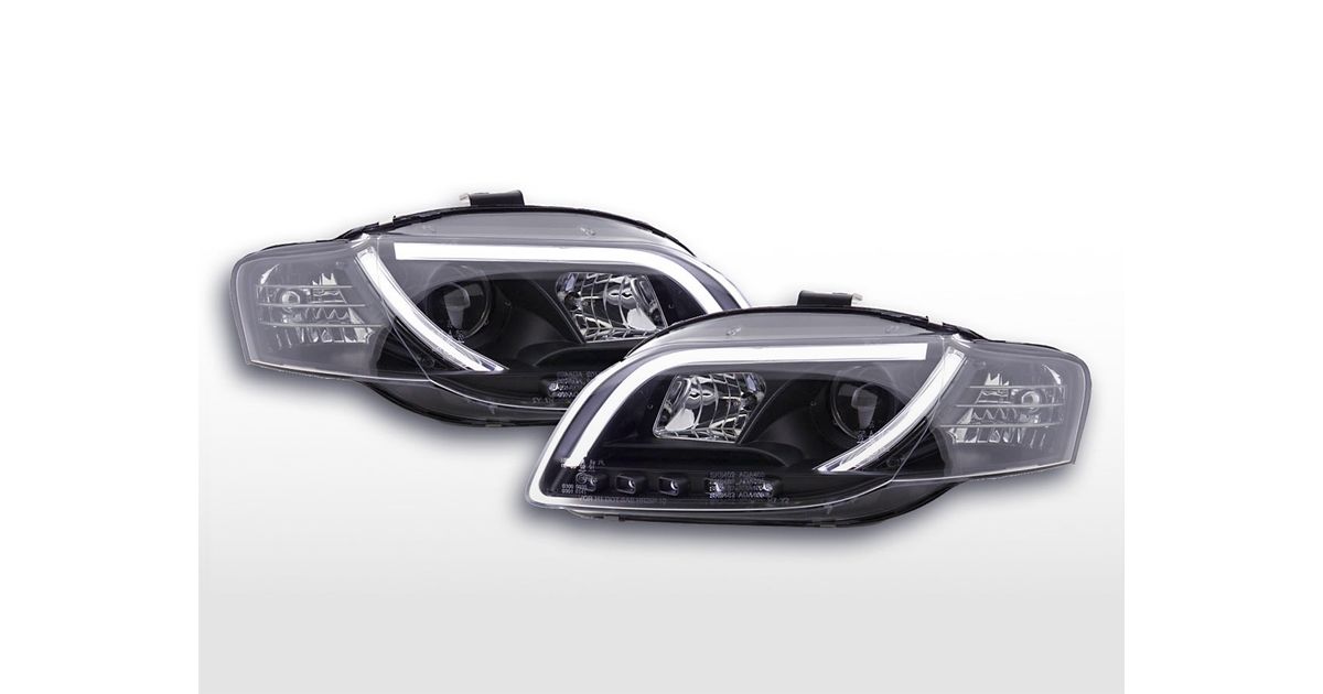 Daylight Headlight Led Drl Look Audi A4 Type 8e 04 08 Black Esituled