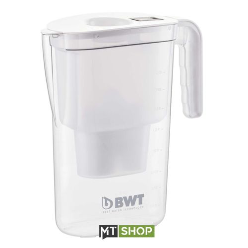 BWT Vida White 2.6 L Water Filter, Filter with 1 Magnesium Filter  Cartridge, Water Filter Drinking Water