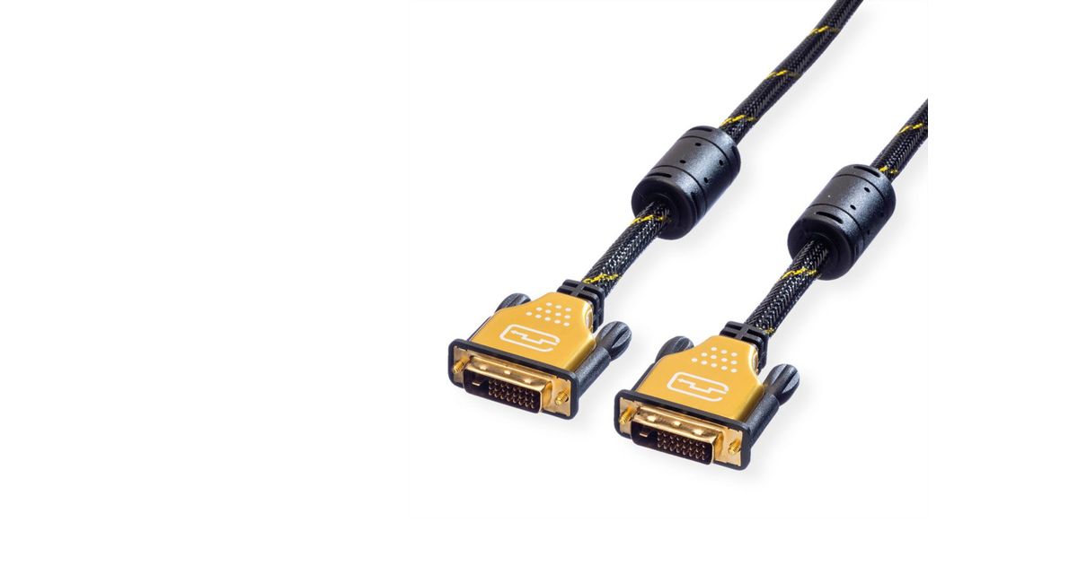 Roline Gold DVID DualLink Cable, 2m, DVID Dual Link male / DVID Dual