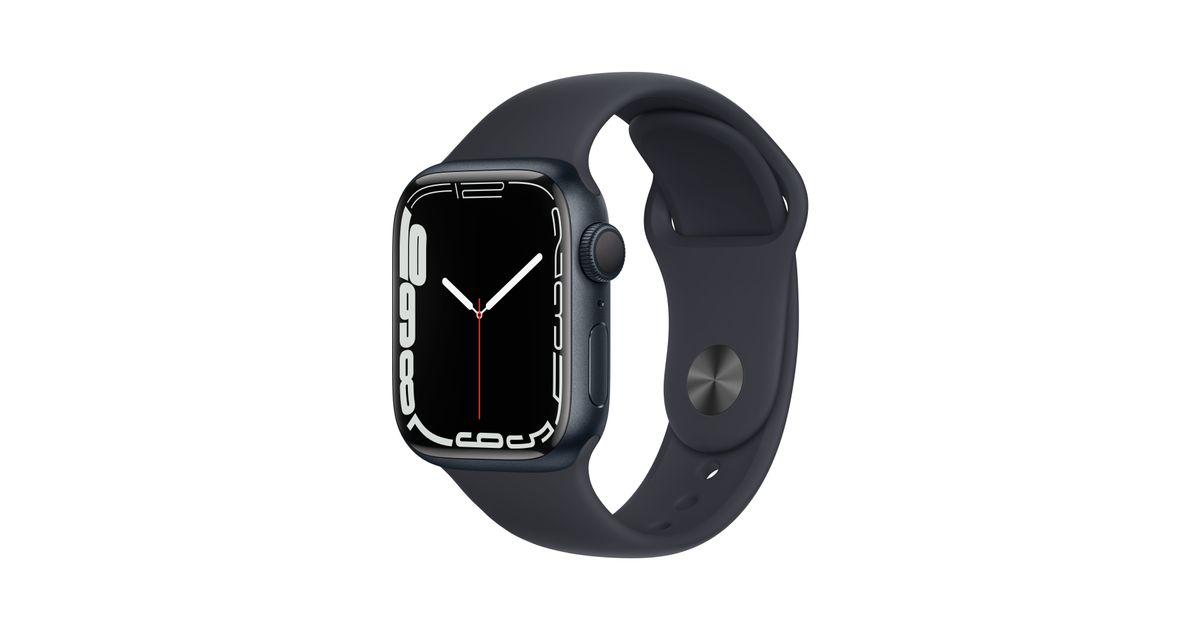 Apple Watch Series 7 41 mm OLED-ekraan Must GPS (satelliit) - MT Shop
