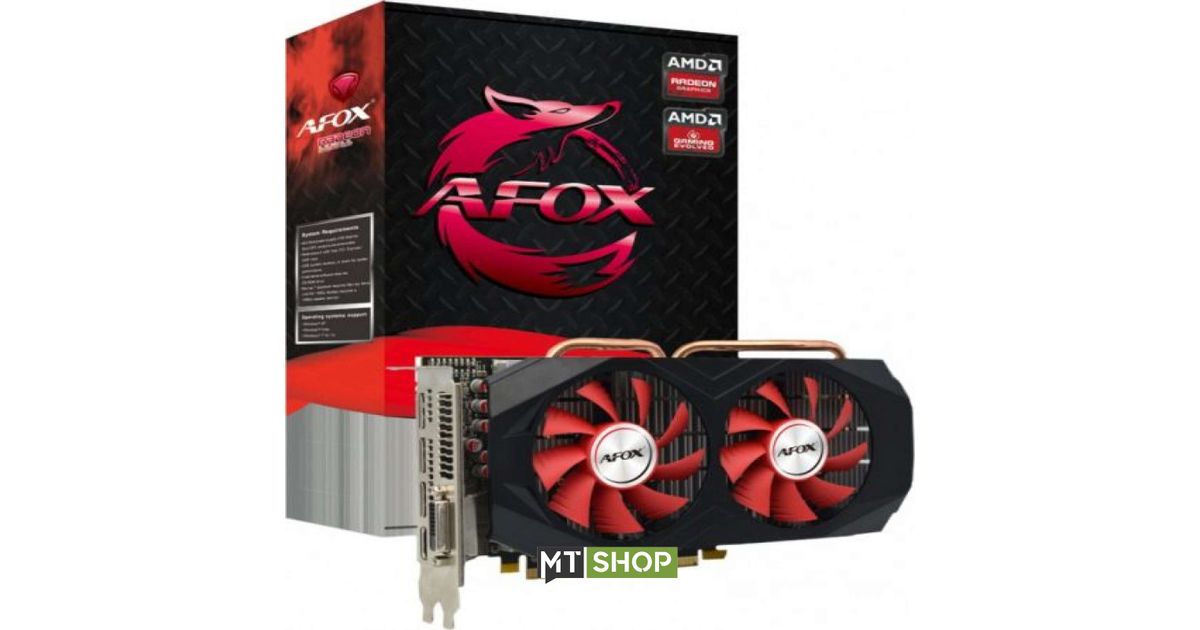 AFOX Radeon RX 570 8GB GDDR5 AFRX570 8192D5H3 V2 Graphics