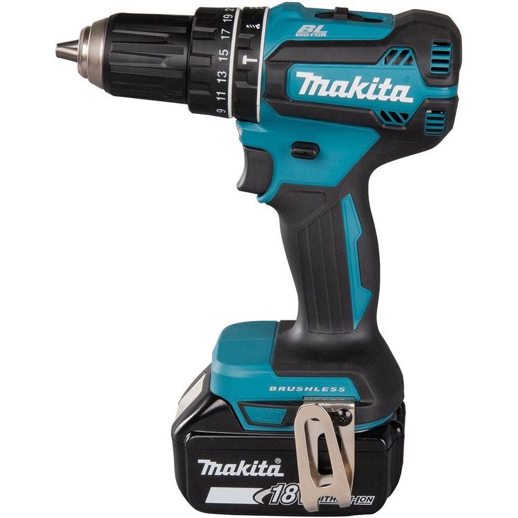 Tootefoto - Makita Accum. screwdriver-drill 18V 2x3.0Ah, 50/27Nm, Makita + B-49373