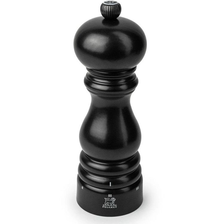 Tootefoto - Pariisi pipra veski 18 cm satiin must, u-se