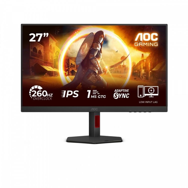 Tootefoto - AOC 27G4ZR 27IN 16:9 Fast IPS 260Hz (OC Native 240Hz) 1920x1080 HAS 130mm HDMI x 2x 2.0 DP x 1x 1.4