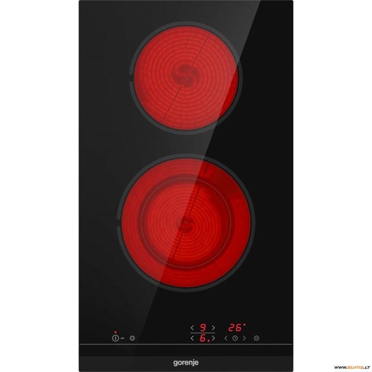 Tootefoto - Gorenje ECT322BCSC Must Sisseehitatud Keraamiline 2 tsoon(id)