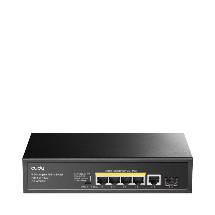 Tootefoto - Cudy GS1005PTS1 v rgul liti Gigabit Ethernet (10/100/1000) Power over Ethernet tugi Must