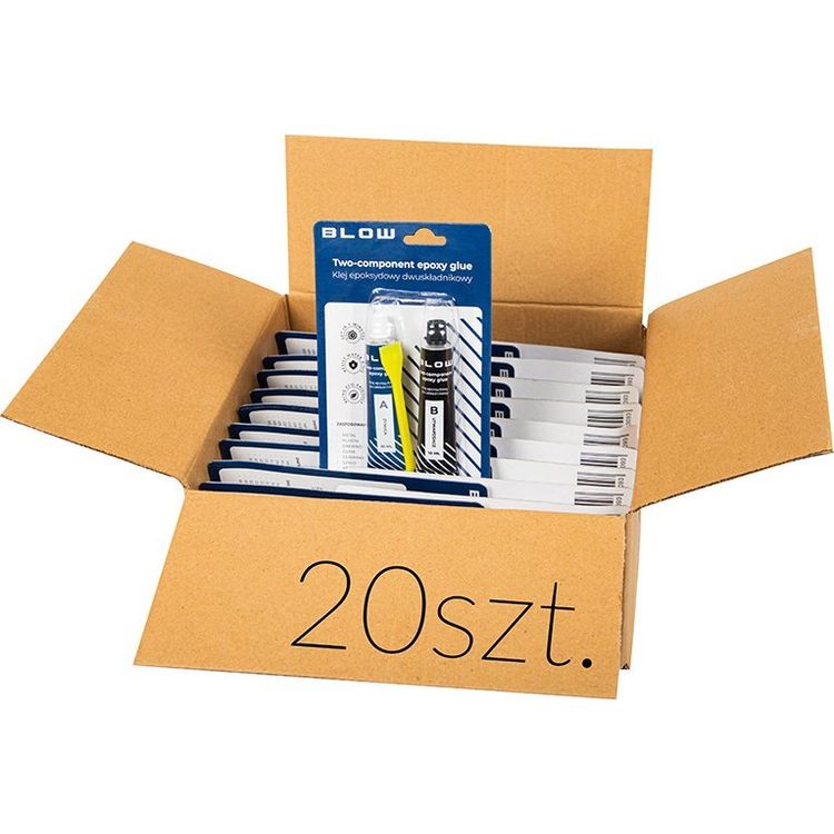 Tootefoto - Puhumisliimi p stol 91-485# Kahekomponentne epoks liim 2x10ml puhumine 20tk