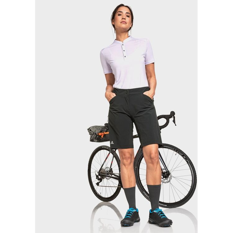 Tootefoto - Spodenki rowerowe damskie Schoffel Shorts Danube - black rozmiar: s